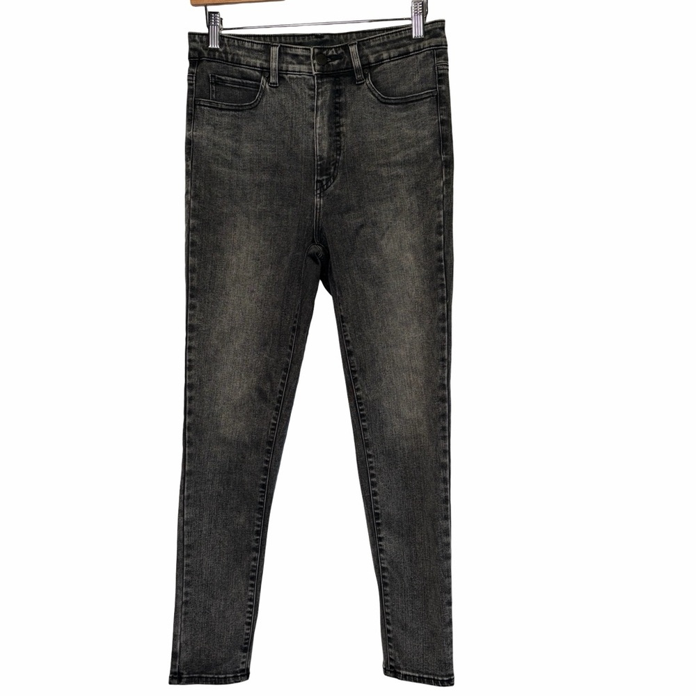 Uniqlo Women's Washed Skinny Jeans in Black, Size 27/ US 4